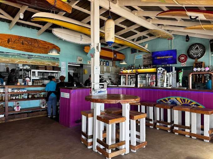 On the Hobie Beach, you will find trendy Marc's Beach Bar