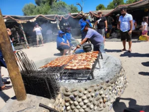 Iinothing beats crayfish on open fire at outdoor restaurants in langebaan