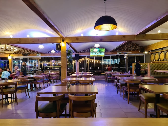 The interior of Kapstadt Brauhaus at Club Mykonos in Langebaan.